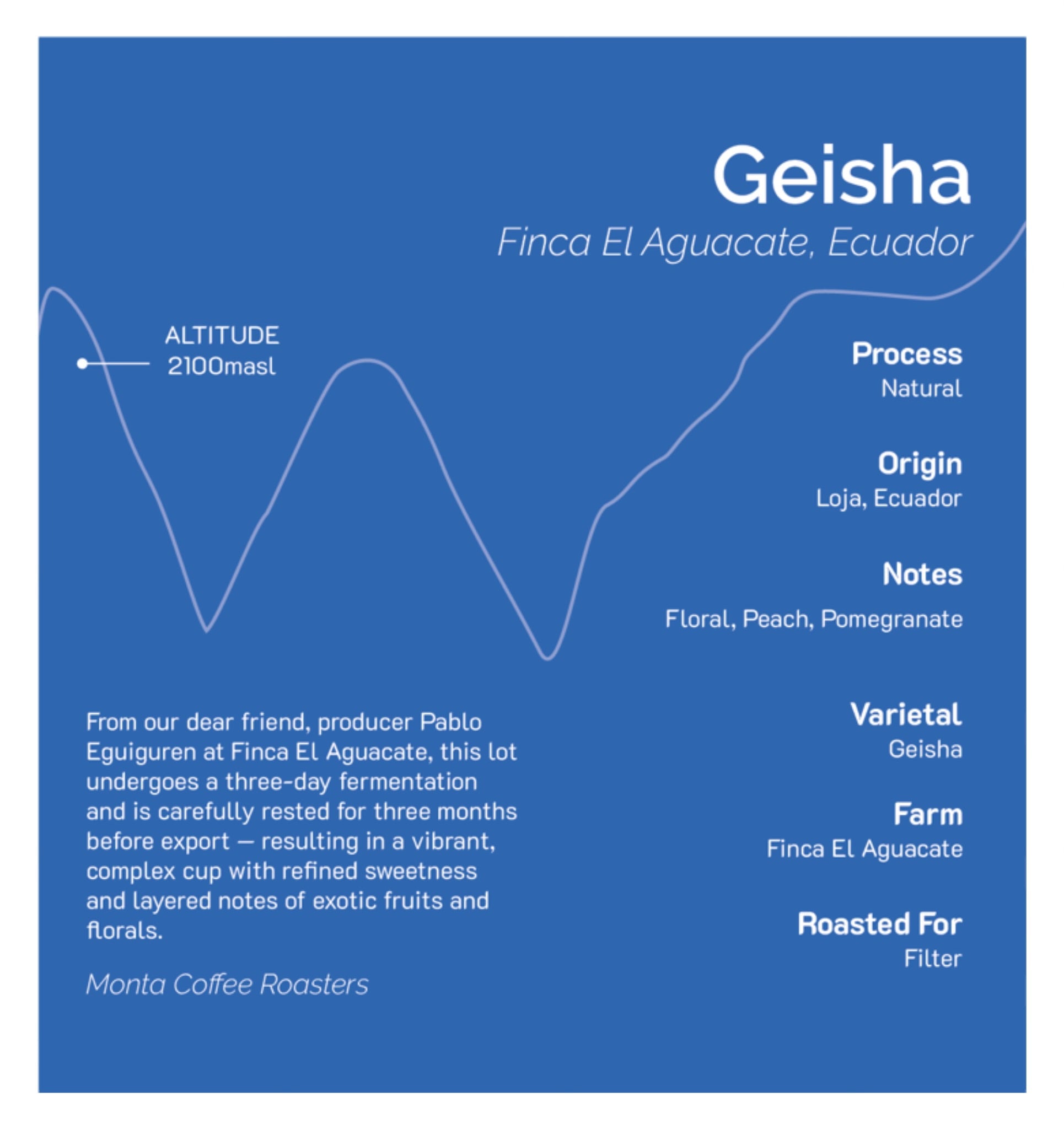 Ecuador - Pablo Eguiguren Geisha Natural