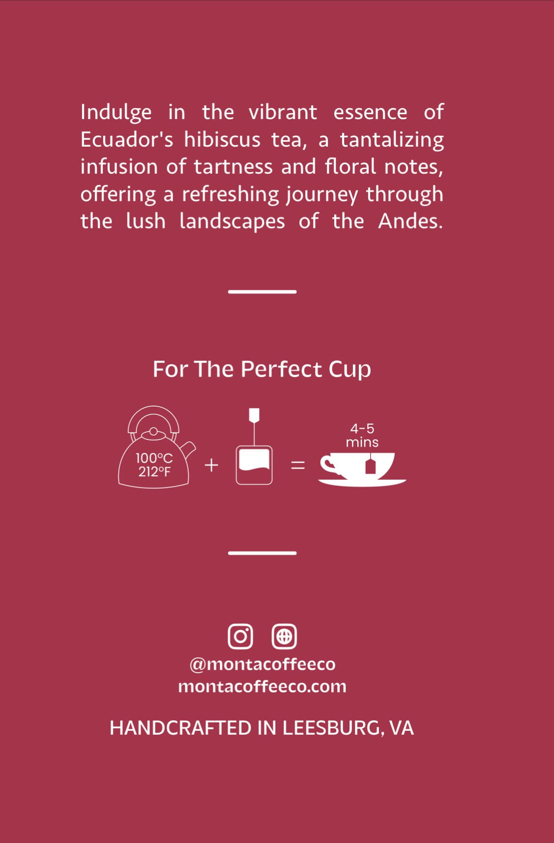 Hibiscus Tea - Ecuador