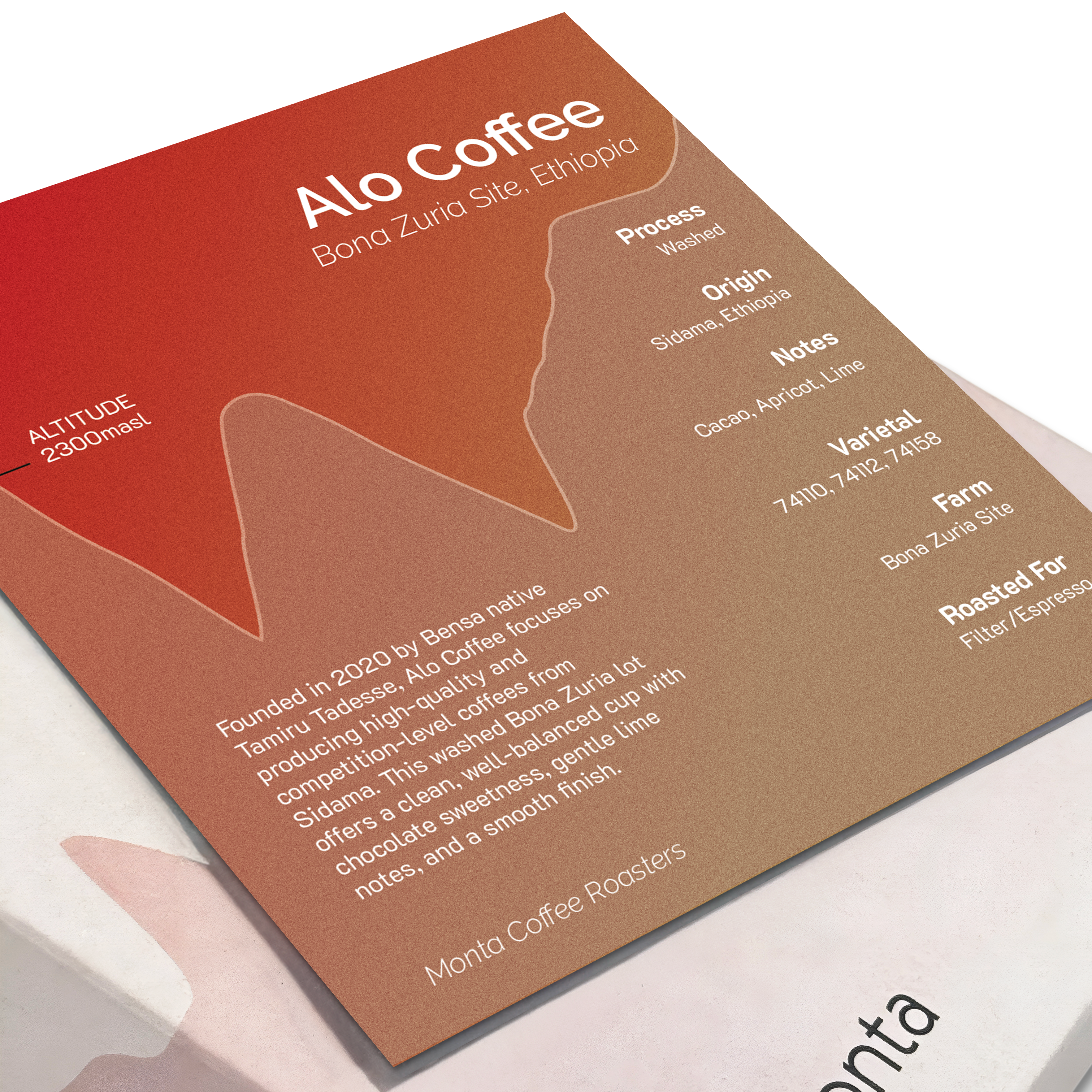 Ethiopia - Alo Coffee Bona Zuria Site